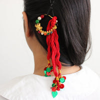 Butterfly Navaratna Hair Clip