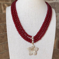 Jasmine Bead Necklace Set