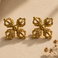 Vajra Cross Studs